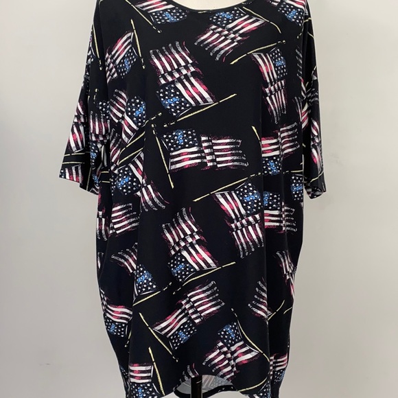 LuLa Roe flag top Size M - Picture 1 of 6